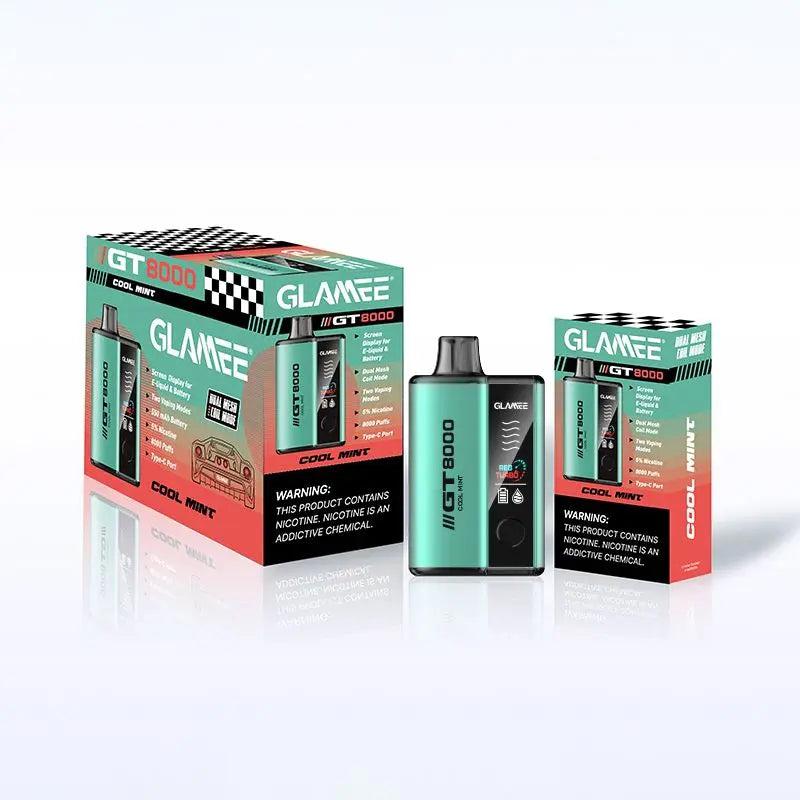 Glamee GT8000 Cool Mint Flavor - Disposable Vape