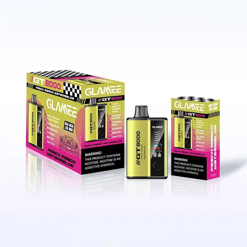 Glamee GT8000 Peach Mango Watermelon Flavor - Disposable Vape