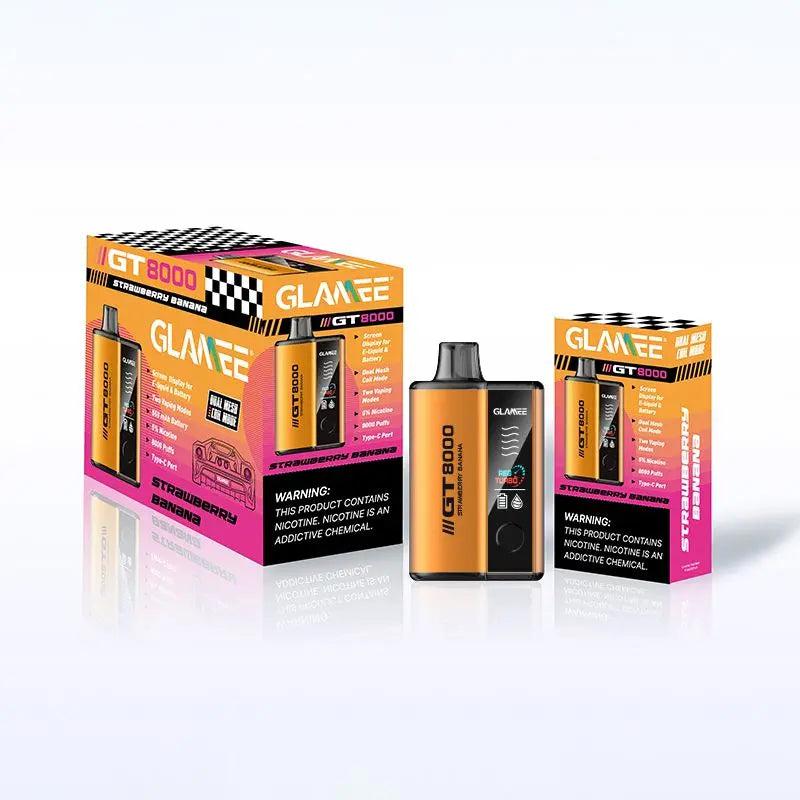 Glamee GT8000 Strawberry Banana Flavor - Disposable Vape