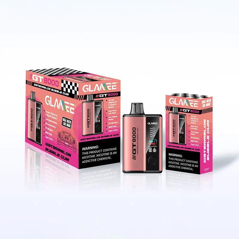 Glamee GT8000 Watermelon Bubble Gum Flavor - Disposable Vape