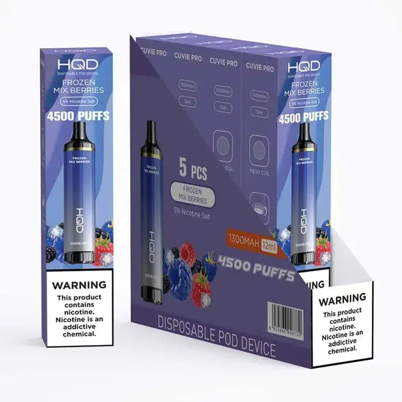 HQD XXL Cuvie Pro Frozen Mix Berries Flavor - Disposable Vape