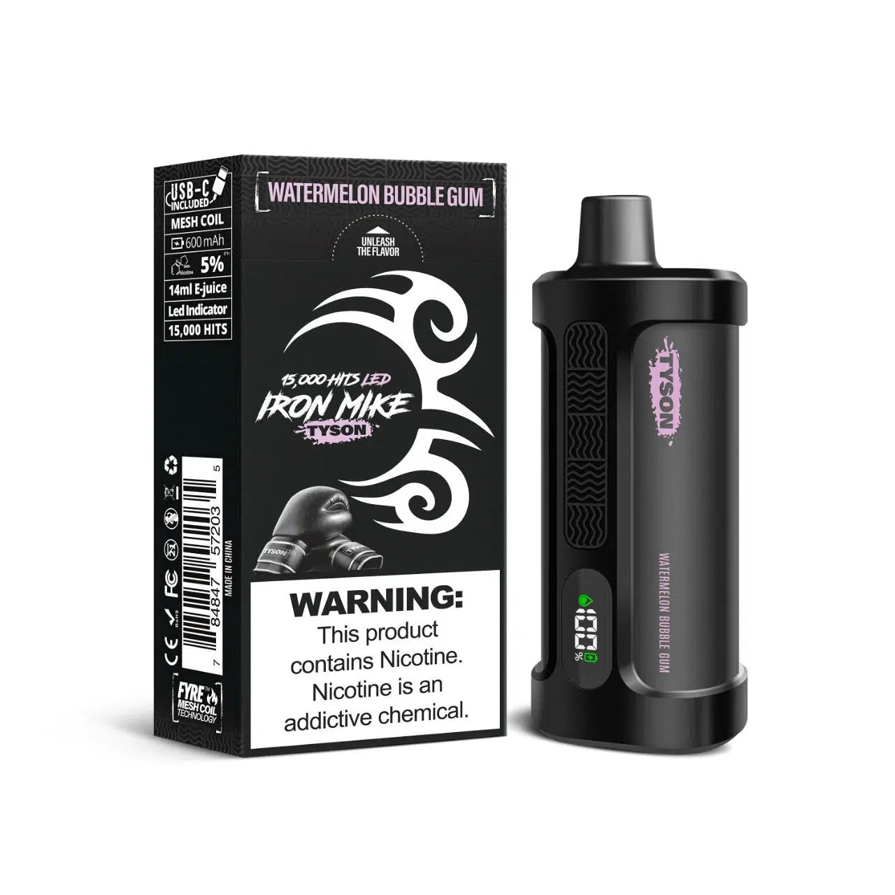 Tyson 2.0 15000 Apple Peach Flavor - Disposable Vape