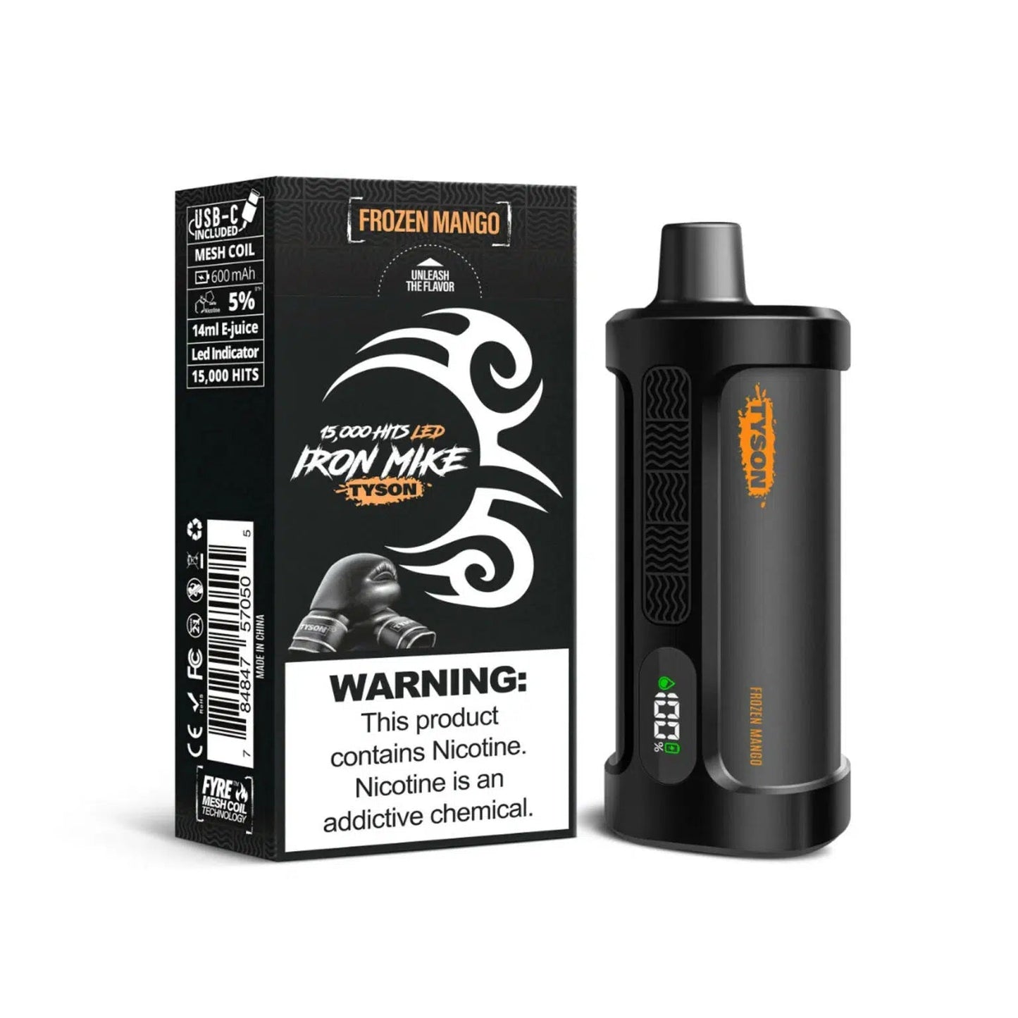 Tyson 2.0 15000 Frozen Grape Flavor - Disposable Vape