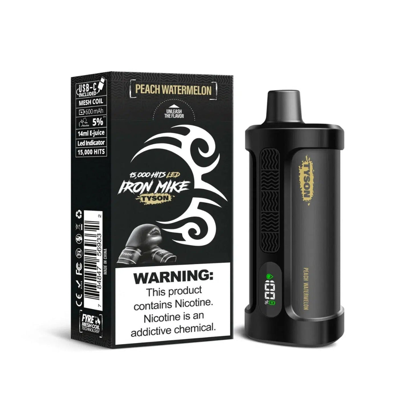 Tyson 2.0 15000 Watermelon Gummies Flavor - Disposable Vape