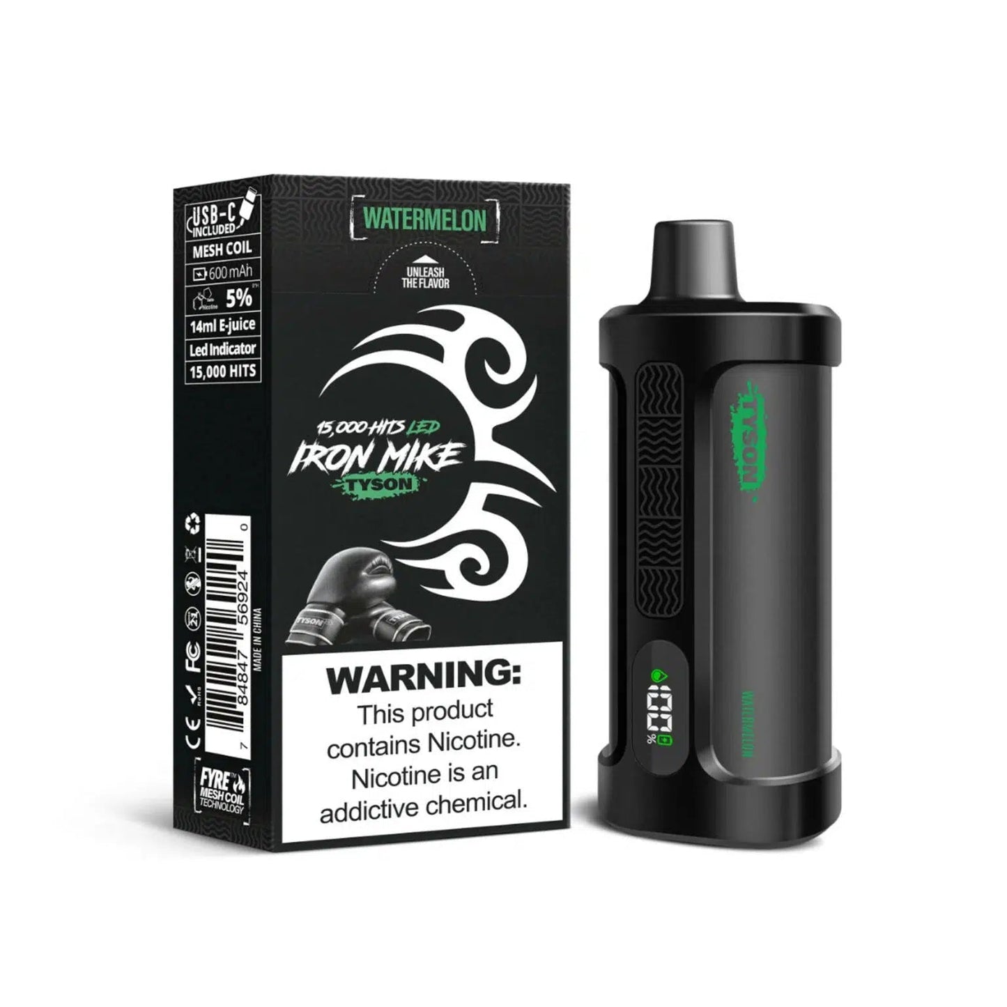 Tyson 2.0 15000 Watermelon Flavor - Disposable Vape