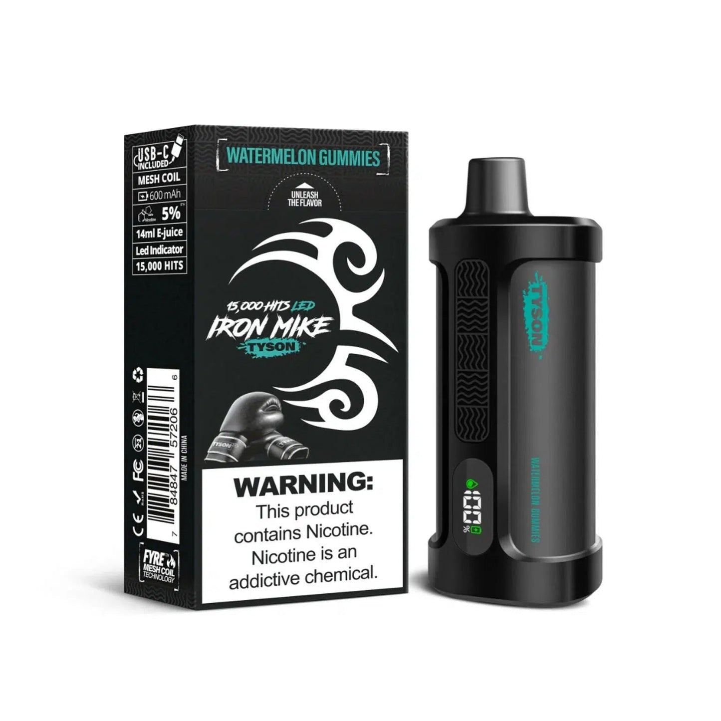 Tyson 2.0 15000 White Gummy Bear Flavor - Disposable Vape