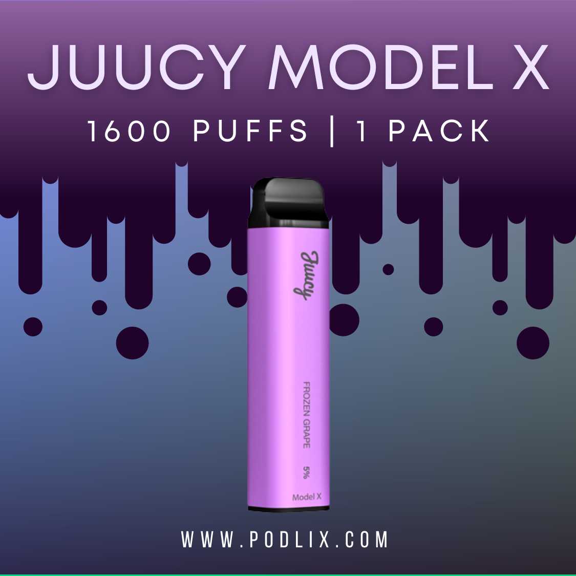 Juucy Model X Flavor - Disposable Vape