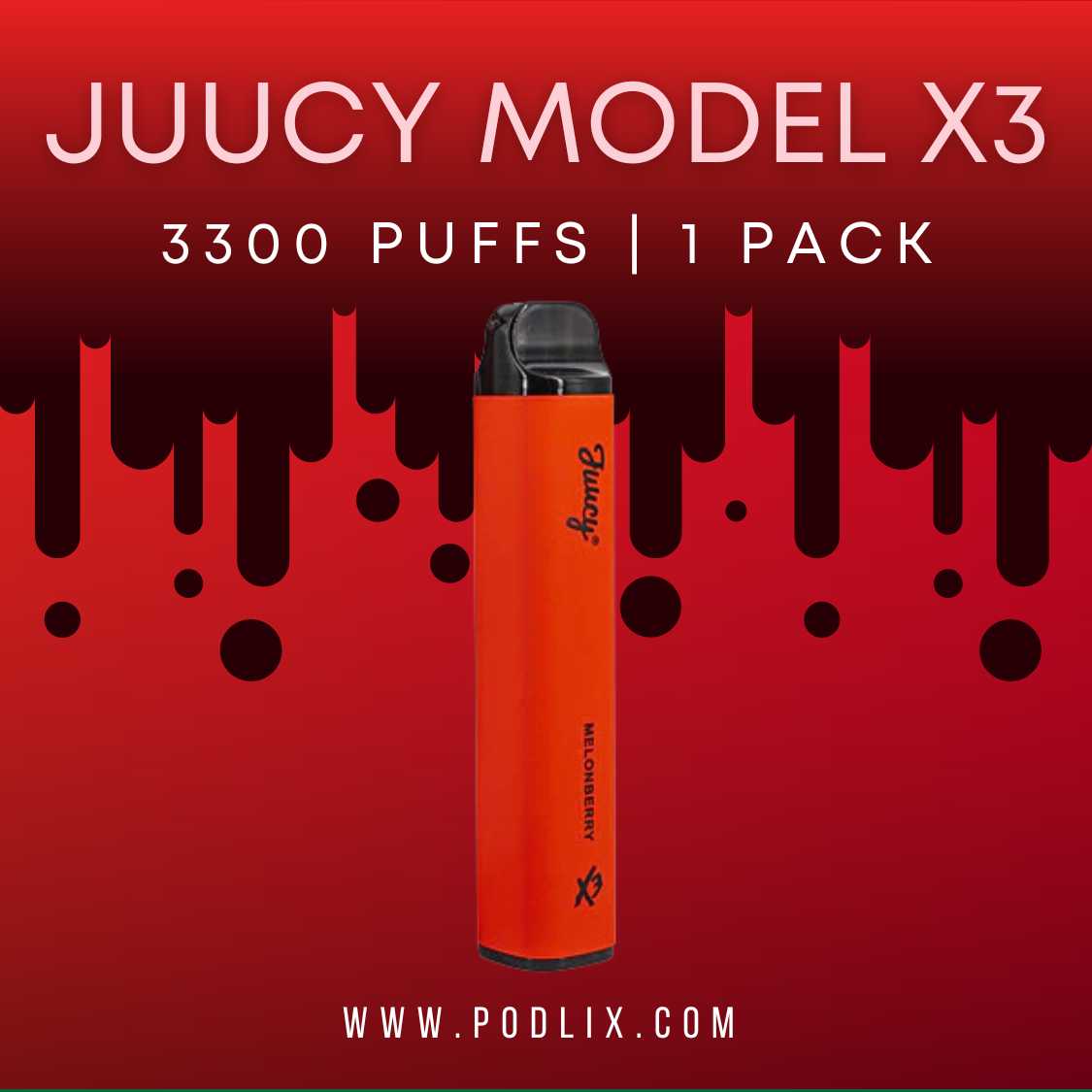 Juucy Model X3 - Enhanced Disposable Vape – Podlix