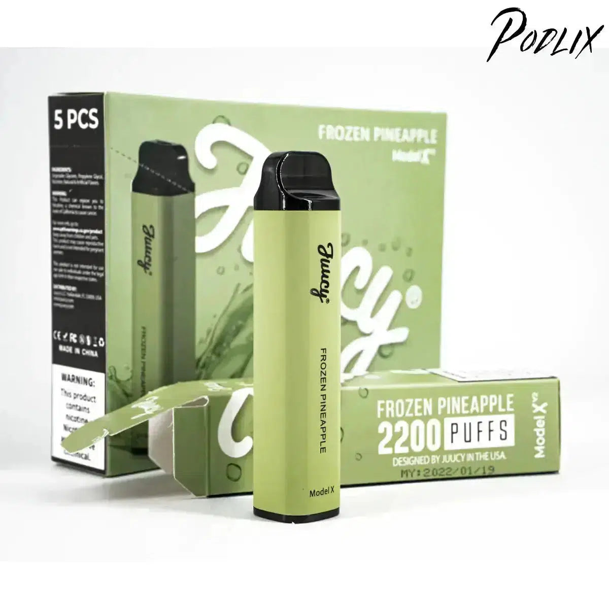 Juucy Model Xv2 FROZEN PINEAPPLE Flavor - Disposable Vape