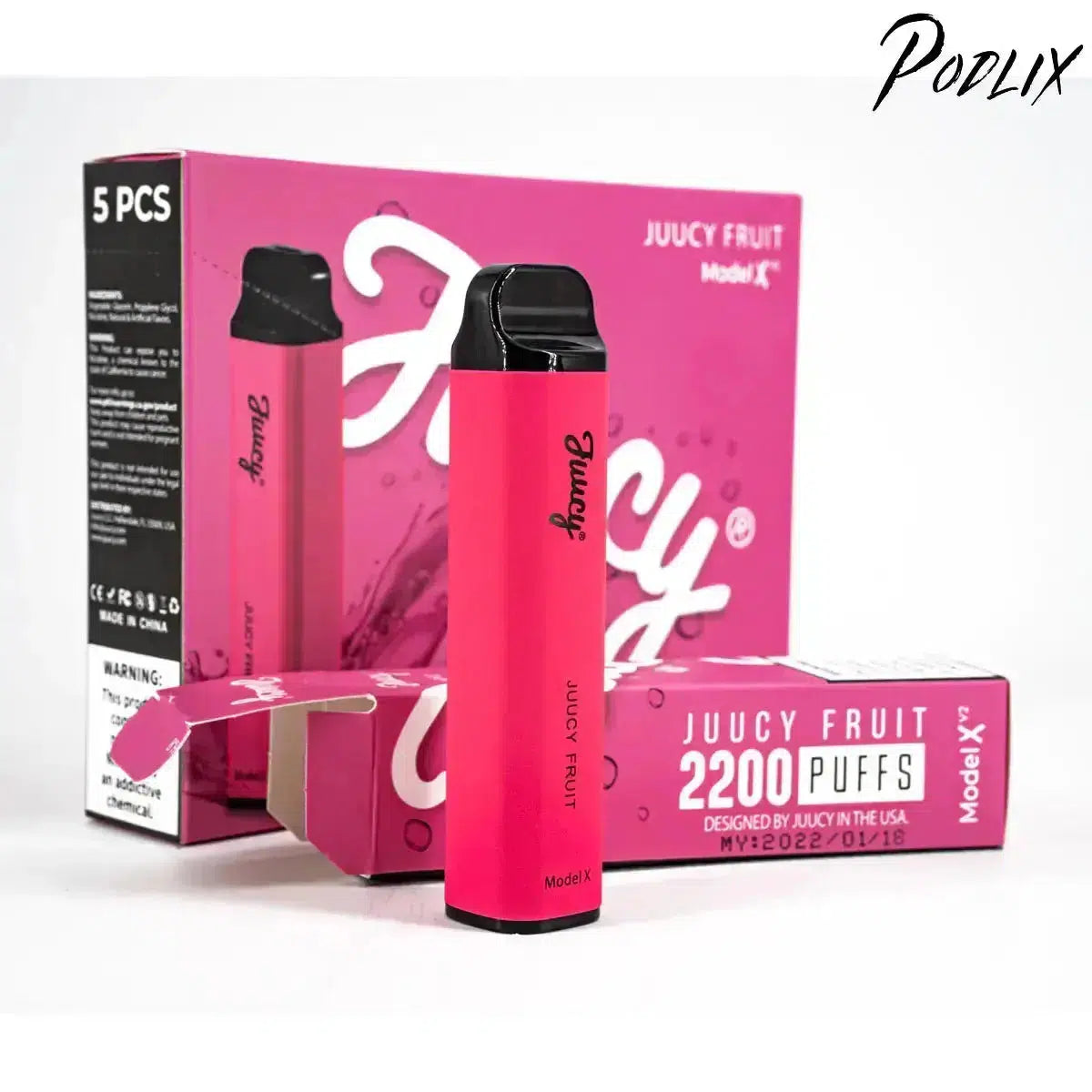 Juucy Model Xv2 JUUCY FRUIT Flavor - Disposable Vape