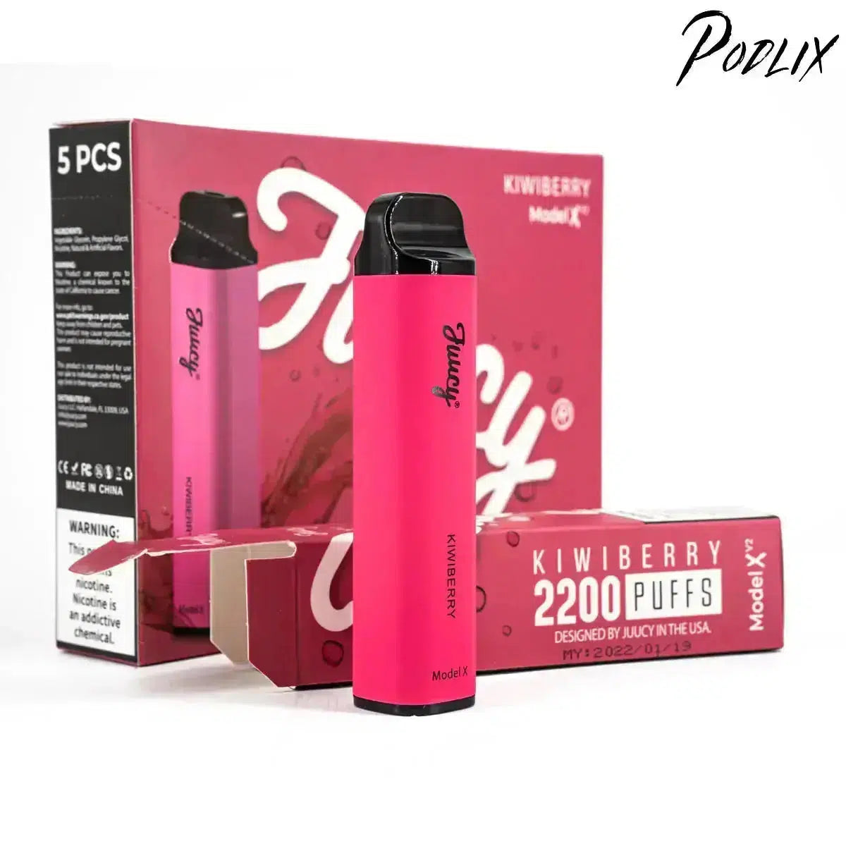 Juucy Model Xv2 KIWIBERRY Flavor - Disposable Vape