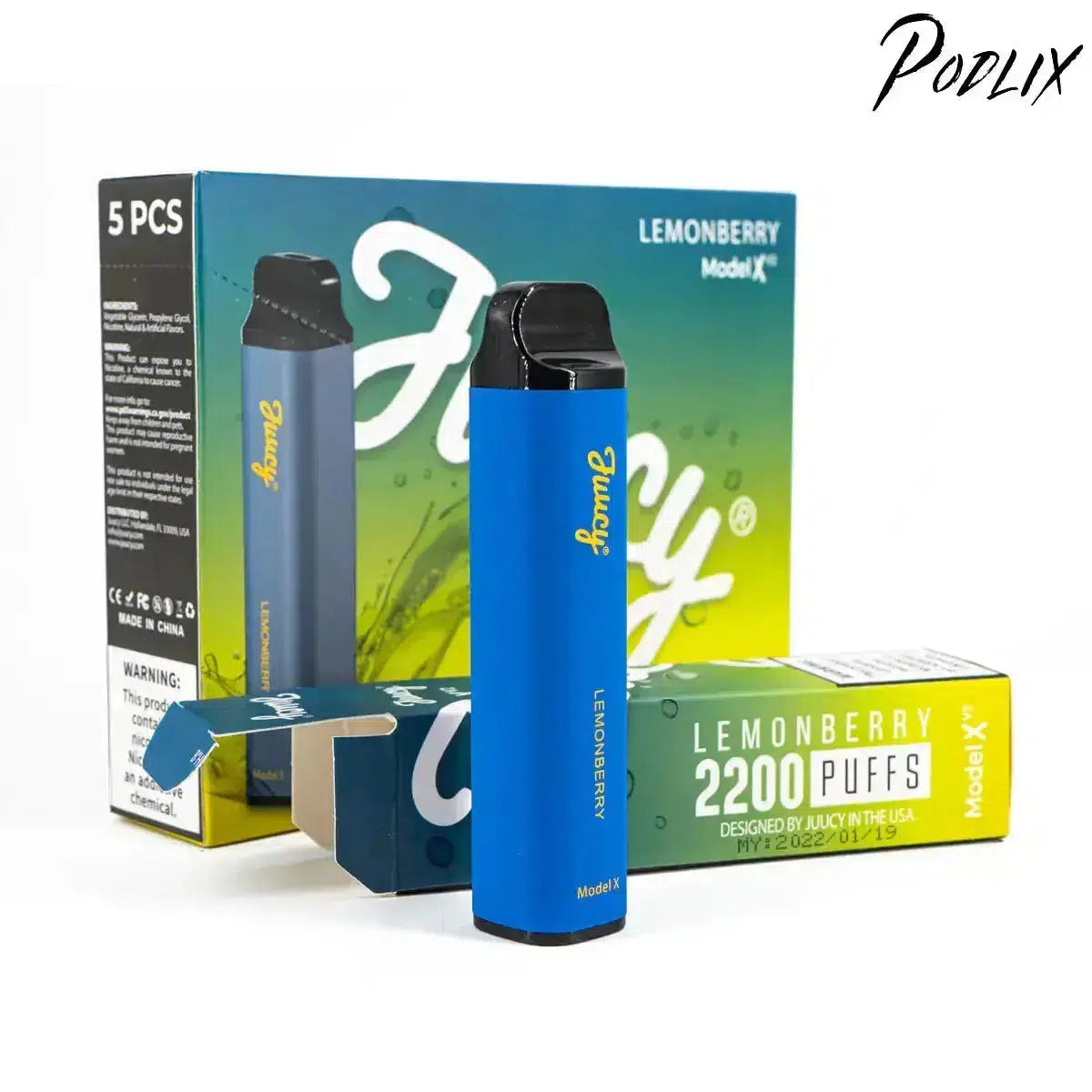 Juucy Model Xv2 LEMONBERRY Flavor - Disposable Vape