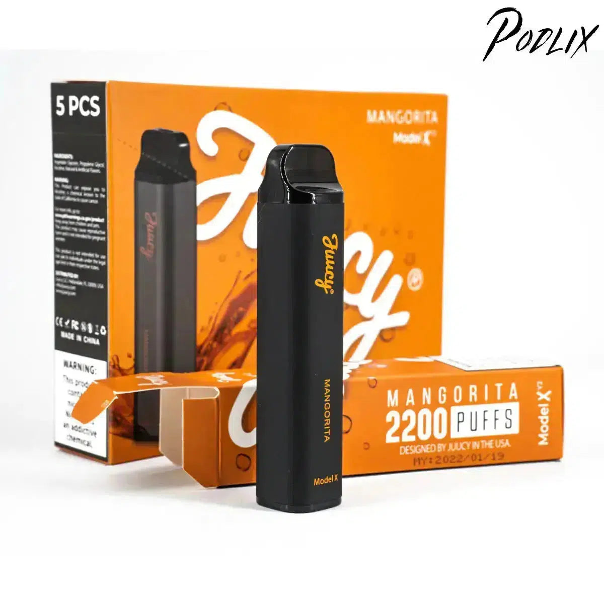 Juucy Model Xv2 MANGORITA Flavor - Disposable Vape