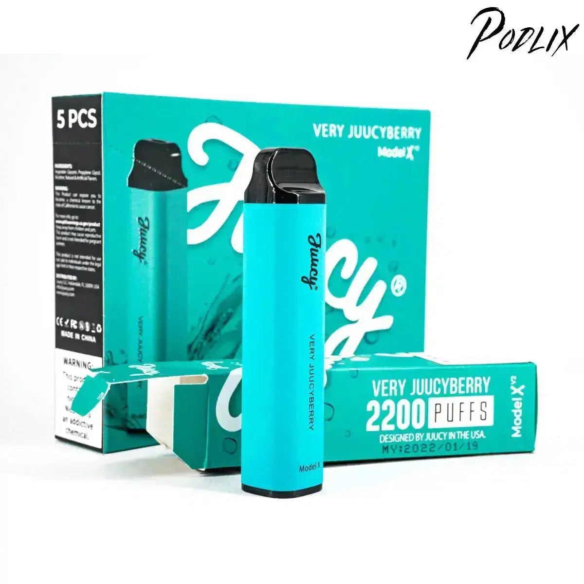 Juucy Model Xv2 VERY JUUCYBERRY Flavor - Disposable Vape