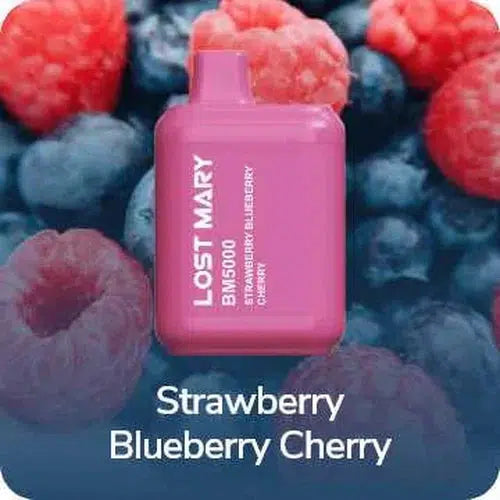 Lost Mary BM5000 Strawberry Blueberry Cherry Flavor - Disposable Vape