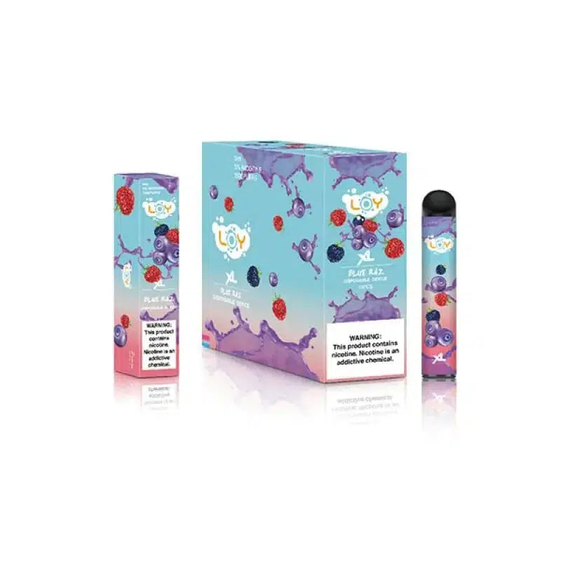 Loy XL By QRJOY Blue Raz Flavor - Disposable Vape