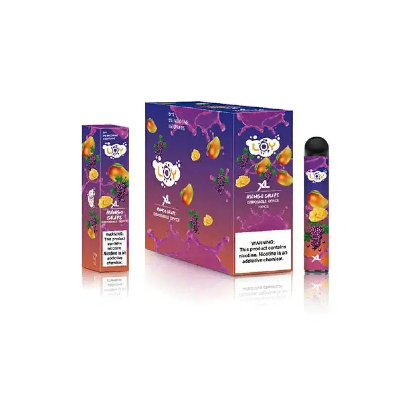 Loy XL By QRJOY Mango Grape Flavor - Disposable Vape