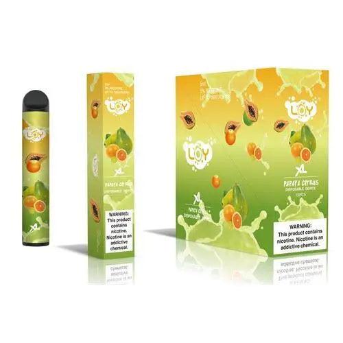 Loy XL By QRJOY Papaya Citrus Flavor - Disposable Vape