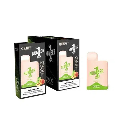 QRJOY Number Apple Peach Flavor - Disposable Vape