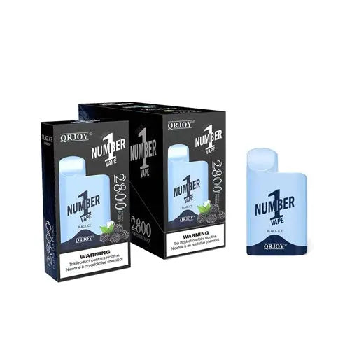 QRJOY Number Black Ice Flavor - Disposable Vape