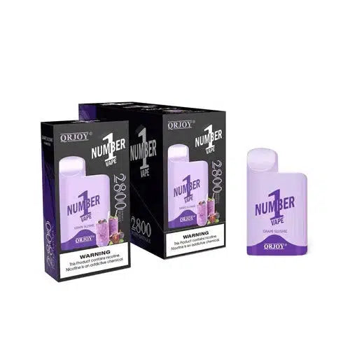 QRJOY Number Grape Slushie Flavor - Disposable Vape