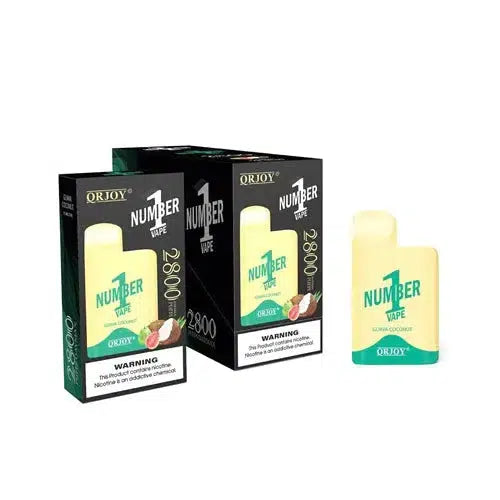 QRJOY Number Guava Coconut Flavor - Disposable Vape