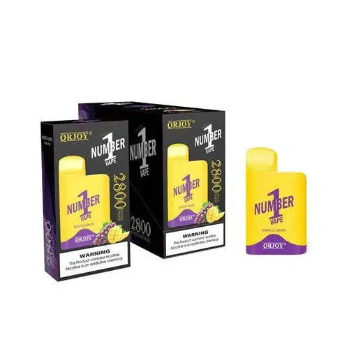 QRJOY Number Mango Grapr Flavor - Disposable Vape