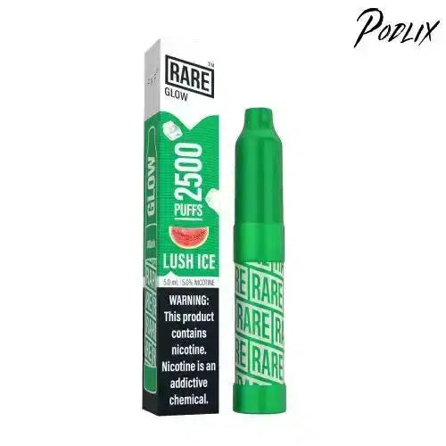 Rare GLOW LUSH ICE Flavor - Disposable Vape