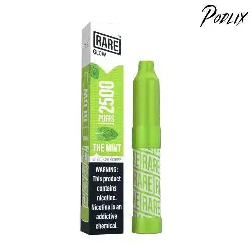 Rare GLOW THE MINT Flavor - Disposable Vape