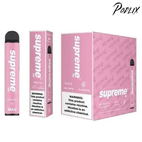 Supreme MAX 2000 Flavor - Disposable Vape