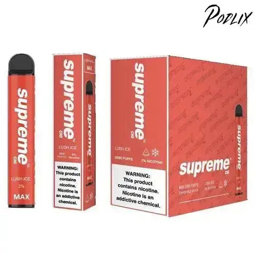 Supreme MAX 2000 Flavor - Disposable Vape