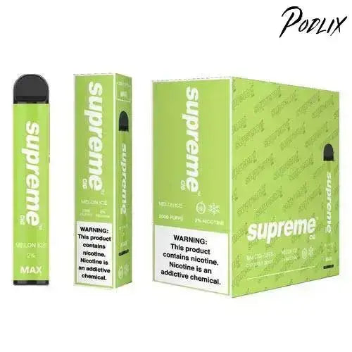 Supreme MAX 2000 Flavor - Disposable Vape