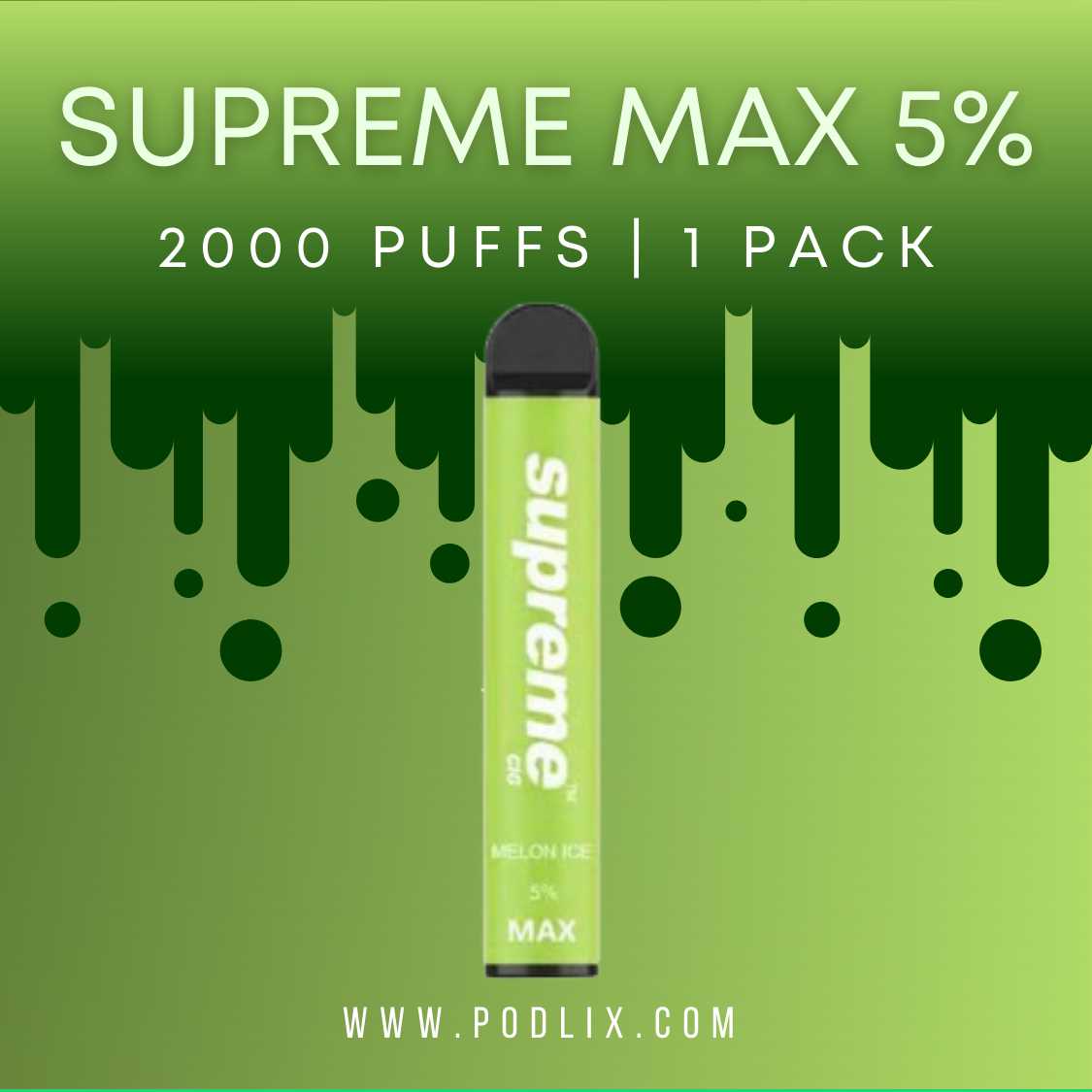 Supreme MAX Flavor - Disposable Vape