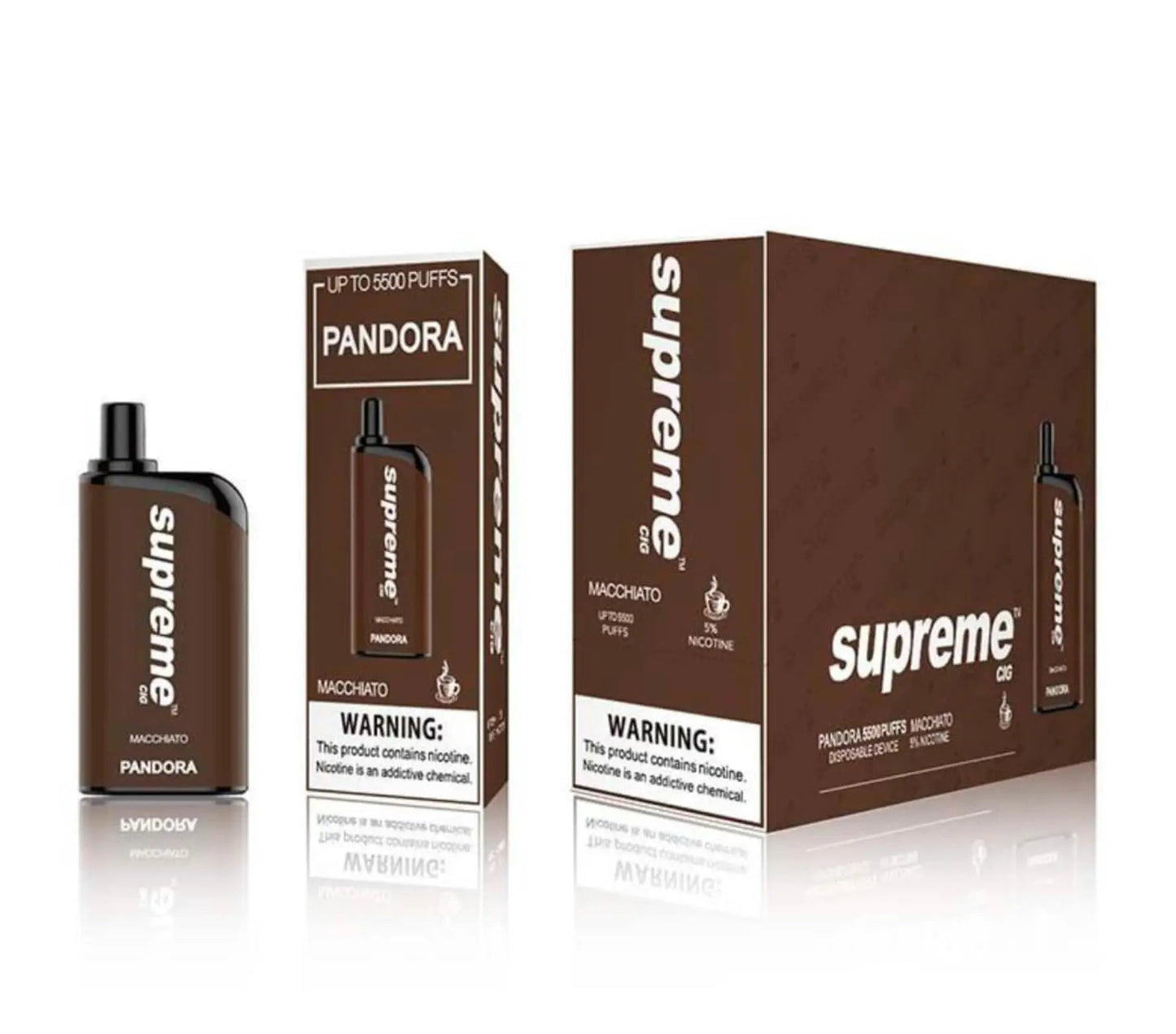 Supreme Pandora Macchiato Flavor - Disposable Vape