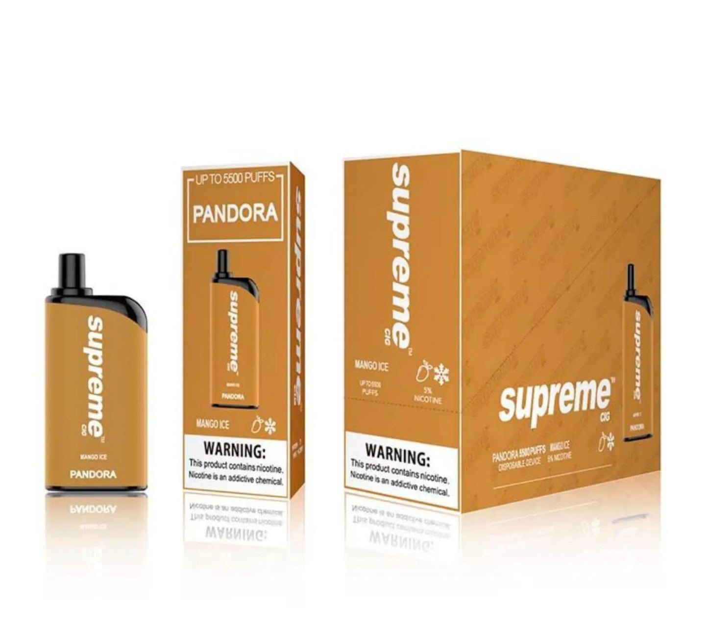 Supreme Pandora Mango Ice Flavor - Disposable Vape