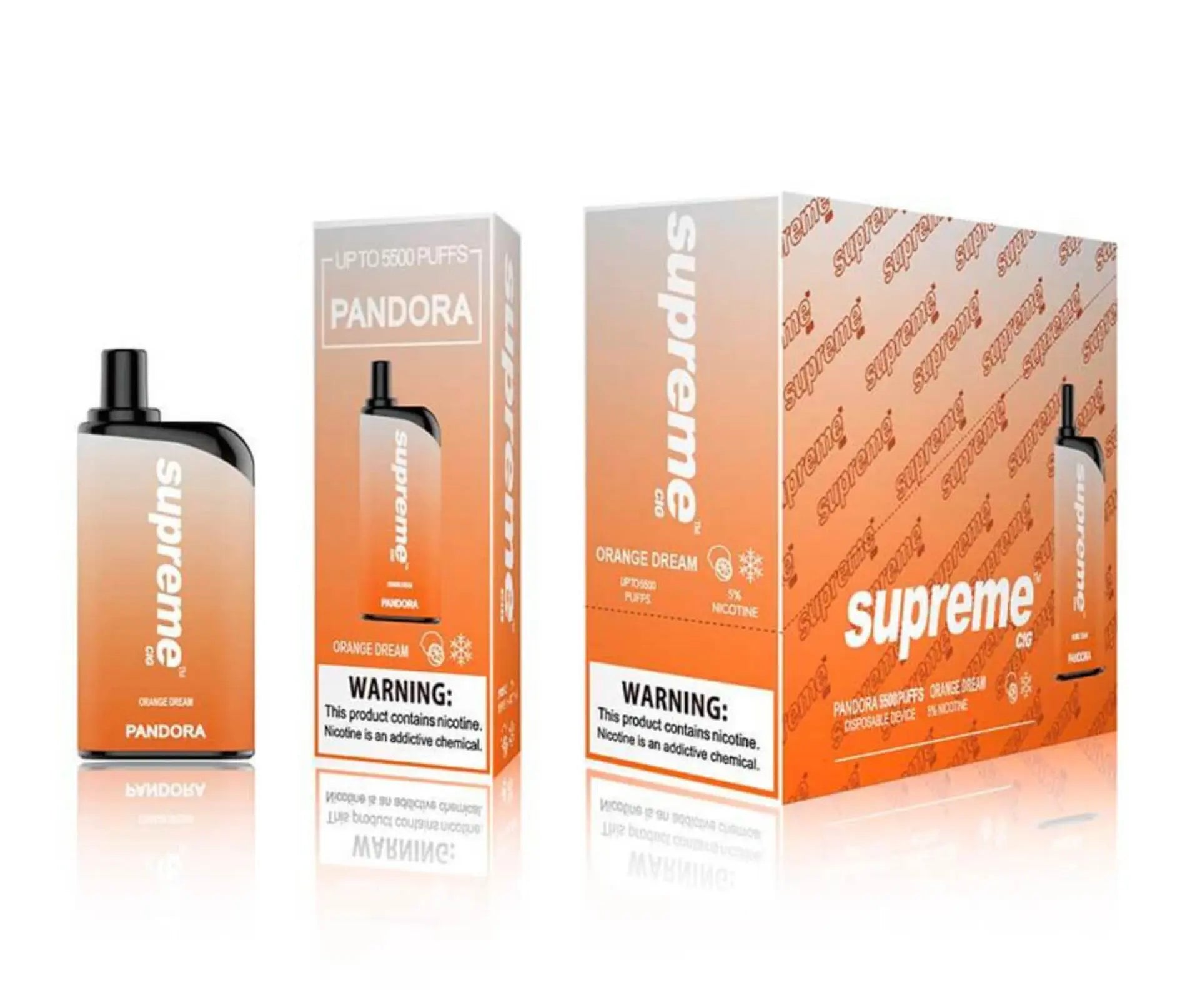 Supreme Pandora Orange Dream Flavor - Disposable Vape