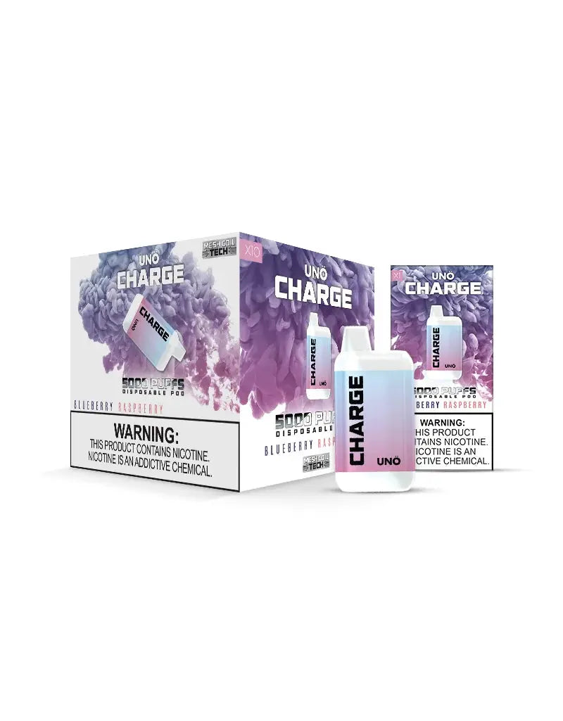 UNO Charge Blueberry Raspberry Flavor - Disposable Vape