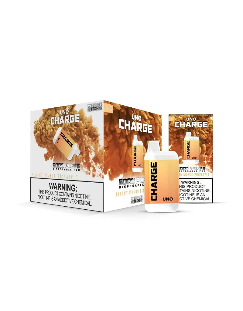 UNO Charge Peachy Mango Pineapple Flavor - Disposable Vape
