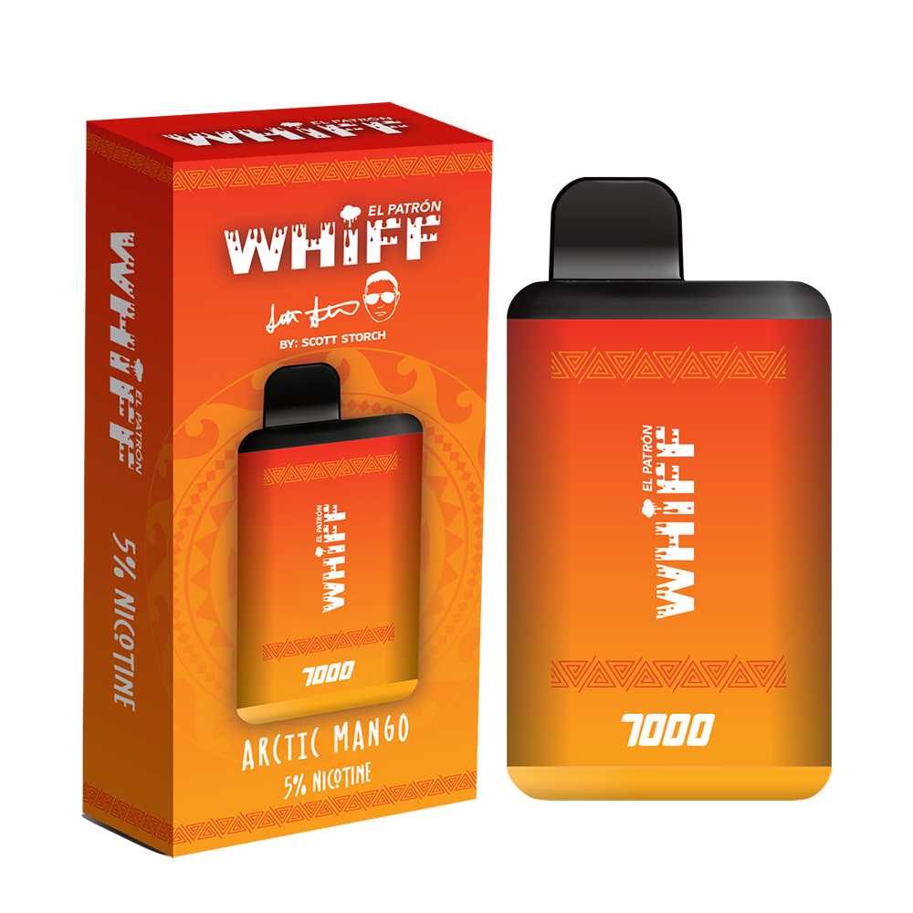 Whiff El Patron Arctic Mango Fiesta Flavor - Disposable Vape