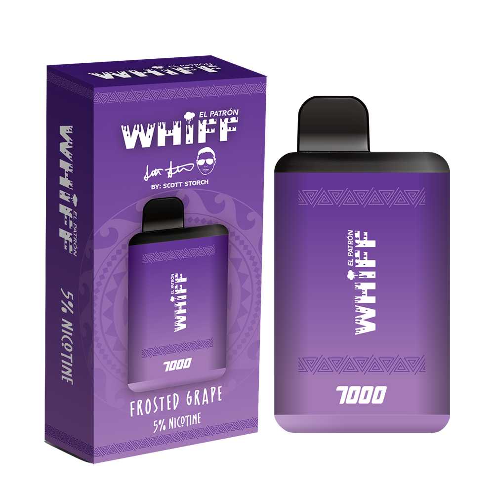 Whiff El Patron Frosted Grape Flavor - Disposable Vape