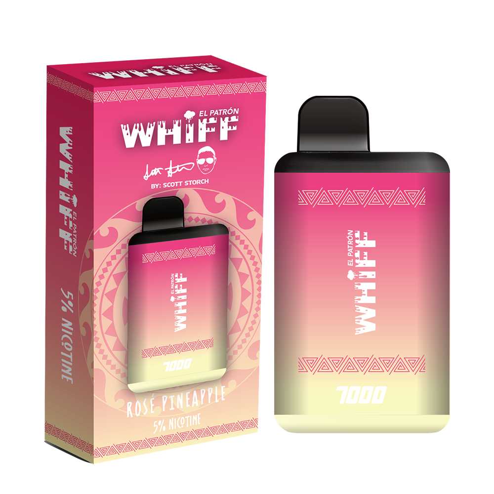 Whiff El Patron Rose Pineapple Flavor - Disposable Vape