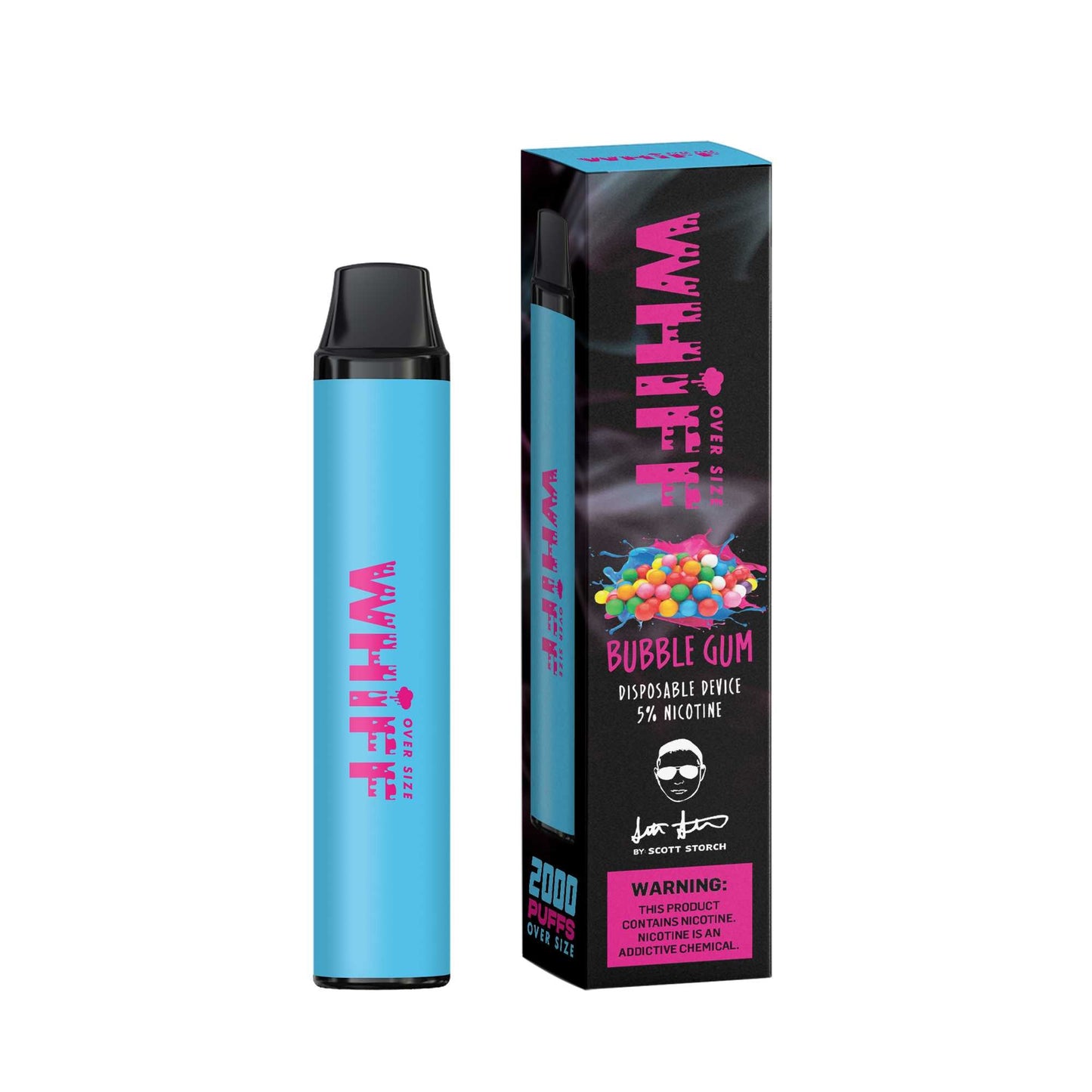Whiff OversizeBubblegum Flavor - Disposable Vape