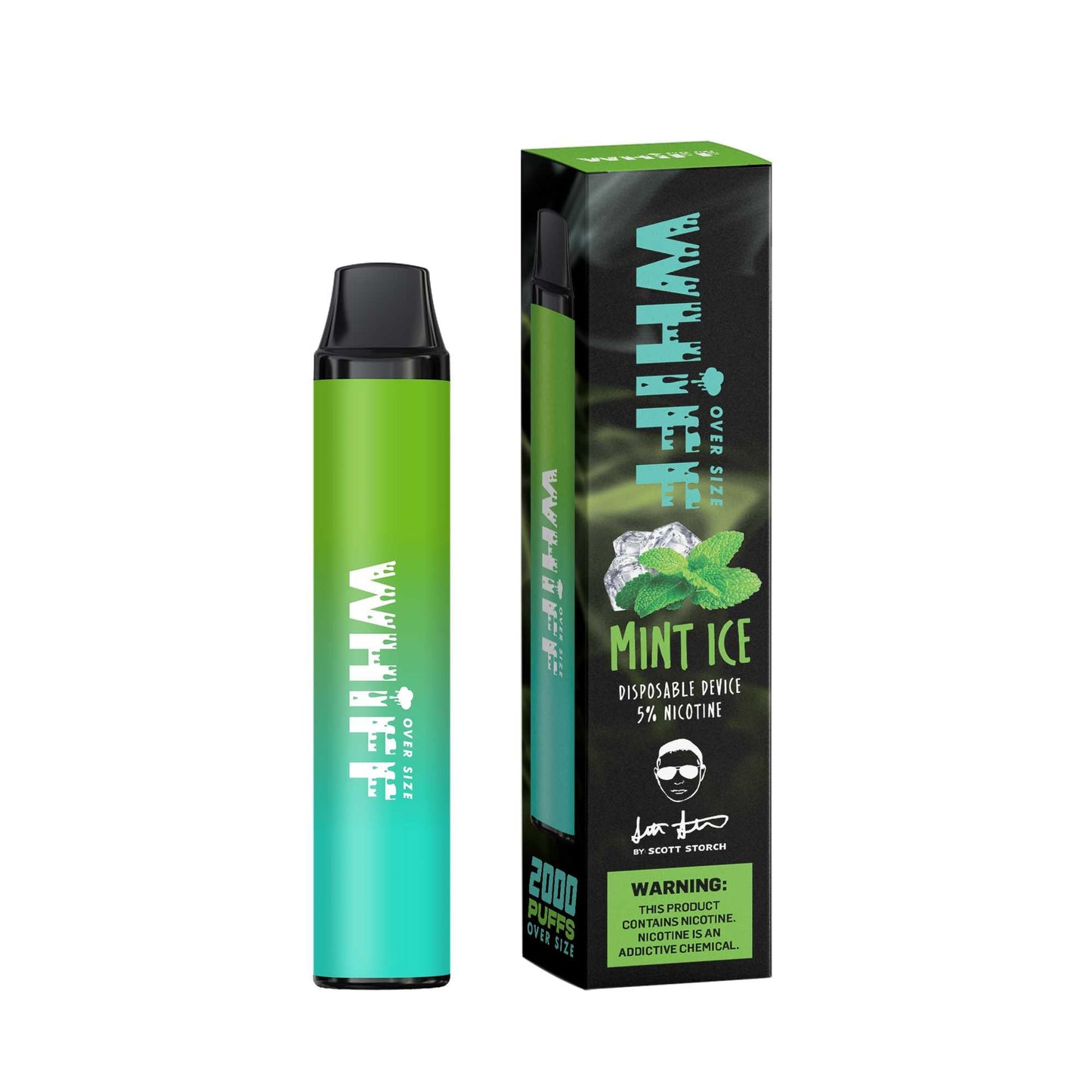 Whiff OversizeMint Ice Flavor - Disposable Vape