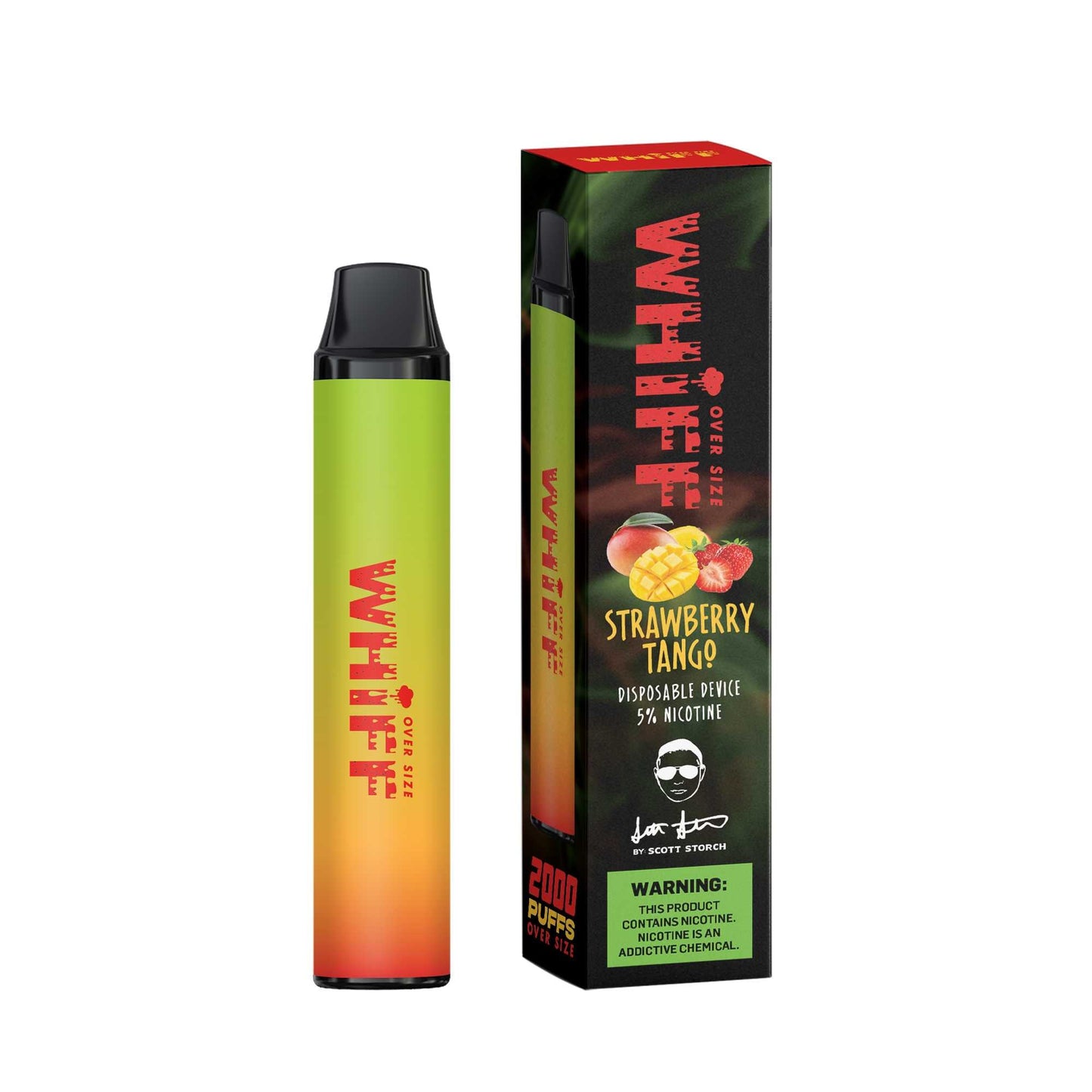 Whiff OversizeStrawberry tango Flavor - Disposable Vape