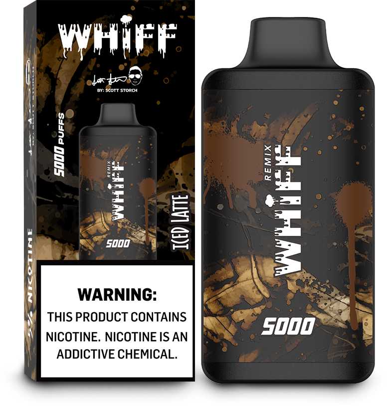 Whiff Remix Iced Latte Flavor - Disposable Vape