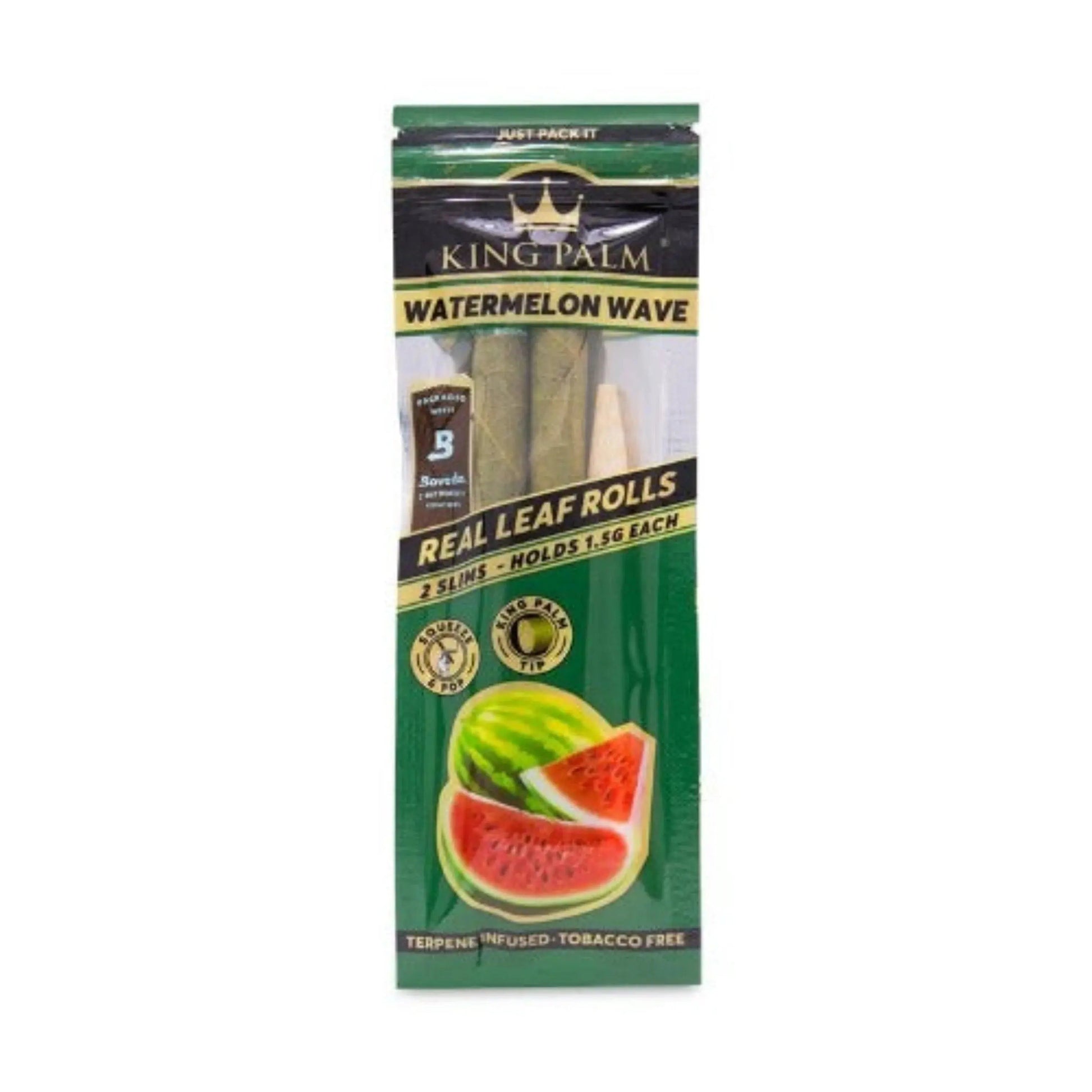 King Palm Slim Watermelon Wave-1 Pack