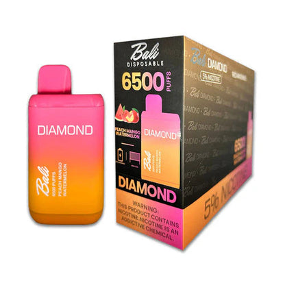 BALI DIAMOND PEACH MANGO WATERMELON Flavor - Disposable Vape