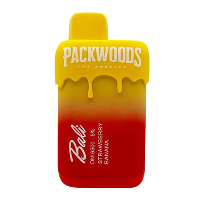 Bali + Packswood Strawberry Banana Flavor - Disposable Vape