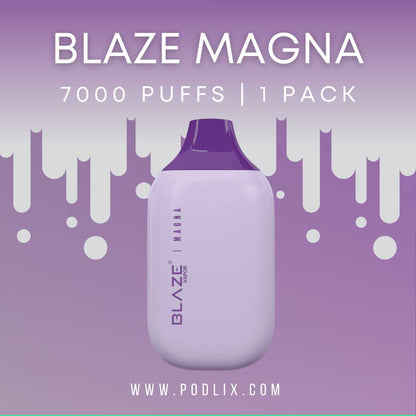 Blaze Magna 7000 Flavor - Disposable Vape