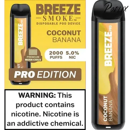 Breeze Pro Coconut Banana Flavor - Disposable Vape